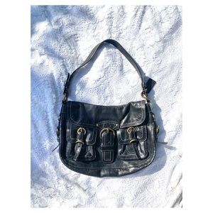 Coach Black Leather Legacy Garcia Shoulder Bag